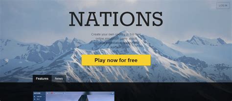 A Nation Simulation Game .